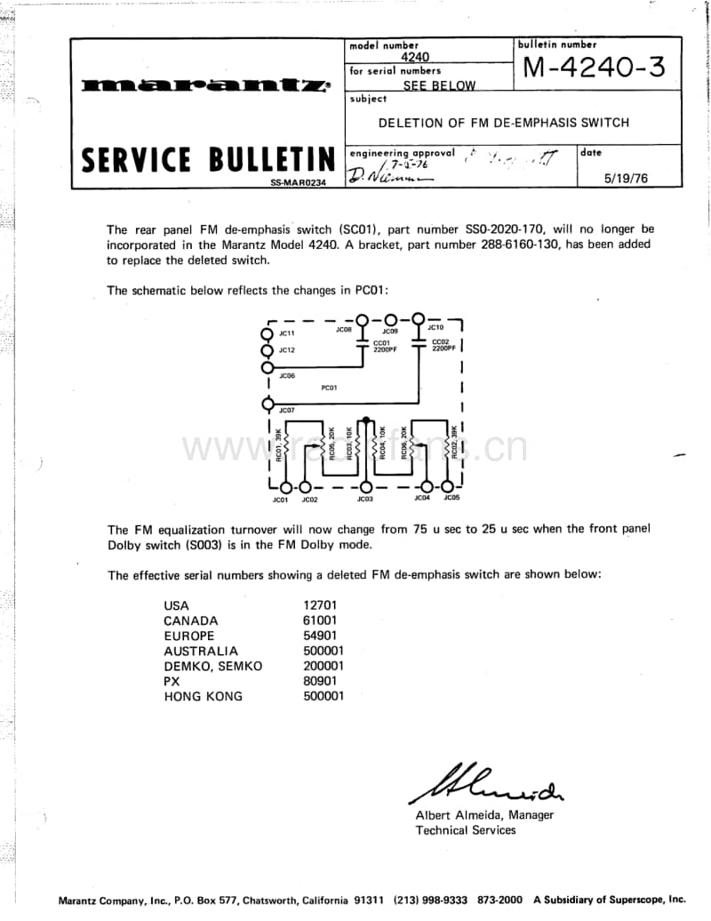 Marantz-4240-Service-Manual电路原理图.pdf_第3页