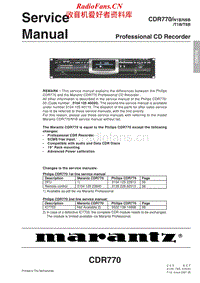 Marantz-CDR-770-Service-Manual电路原理图.pdf