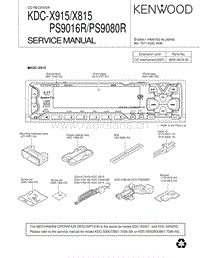 Kenwood-KDCX-915-Service-Manual电路原理图.pdf