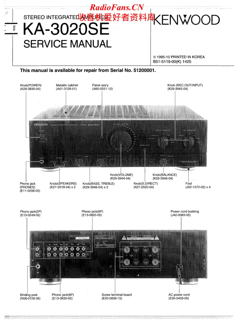 Kenwood-KA-3020-SE-Service-Manual电路原理图.pdf_第1页