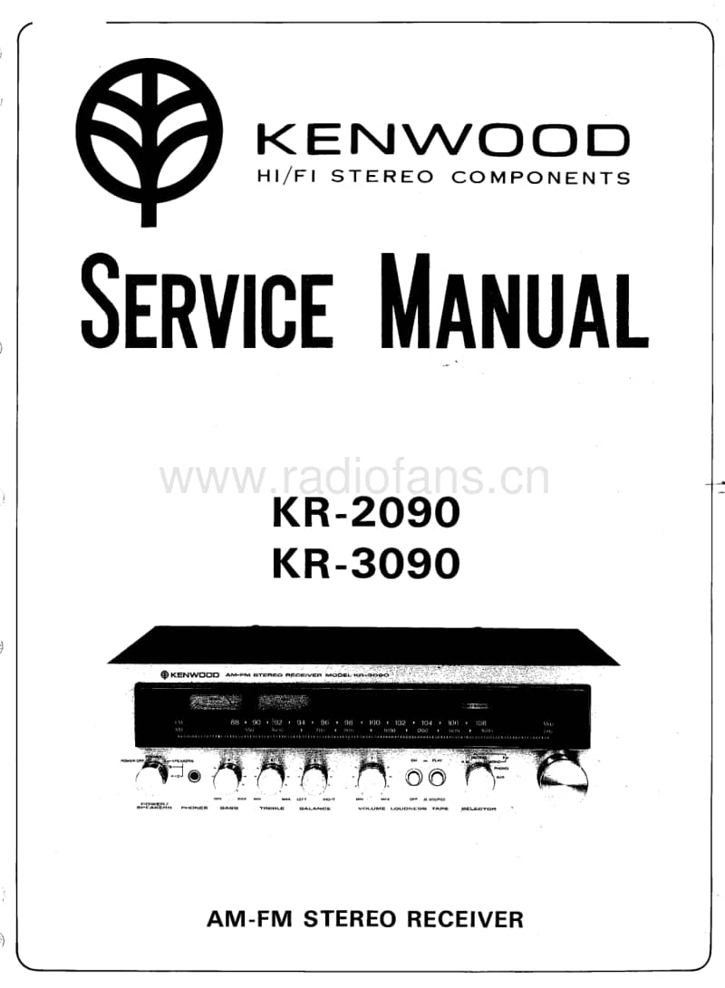 Kenwood-KR-3090-Service-Manual电路原理图.pdf_第1页