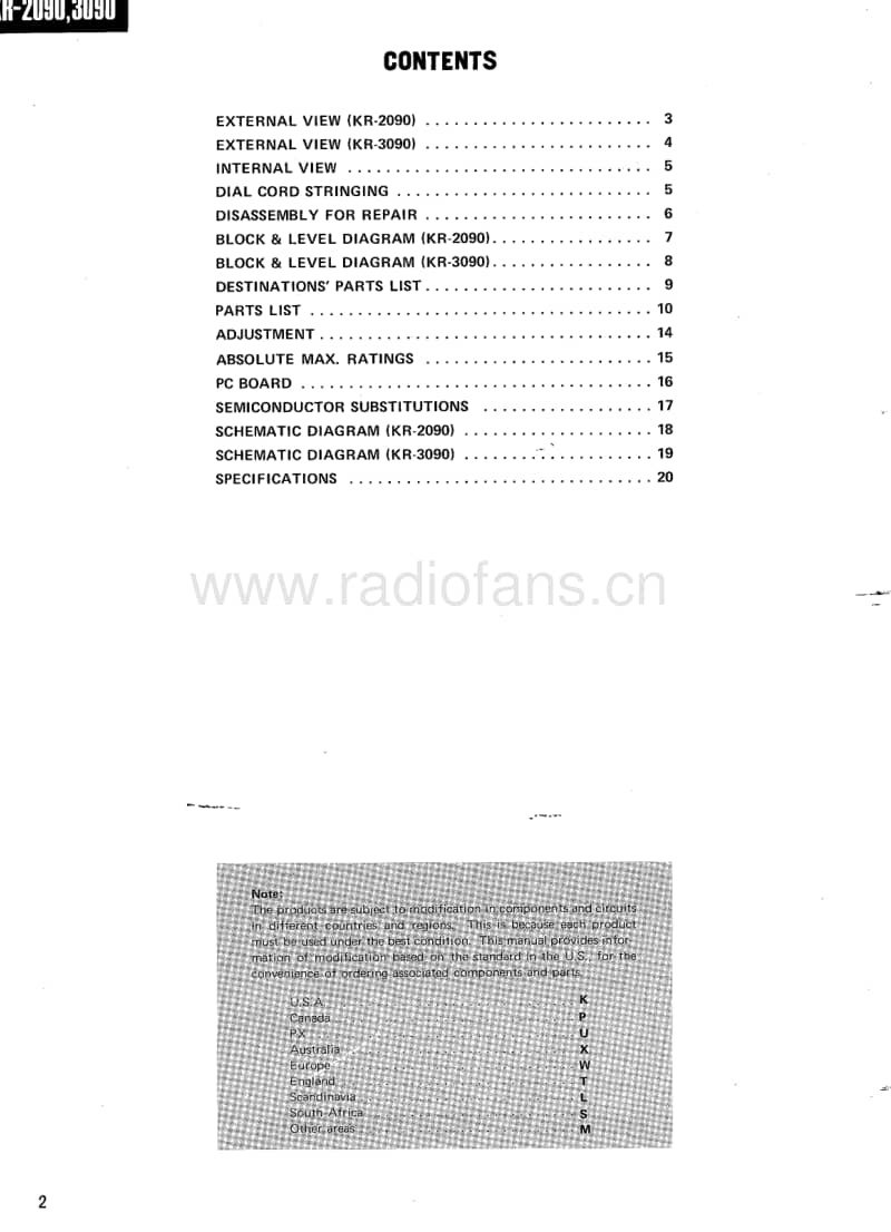 Kenwood-KR-3090-Service-Manual电路原理图.pdf_第2页
