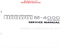 Luxman-M-4000-Service-Manual电路原理图.pdf