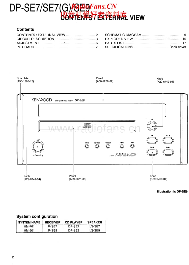Kenwood-HM-701-Service-Manual电路原理图.pdf_第2页