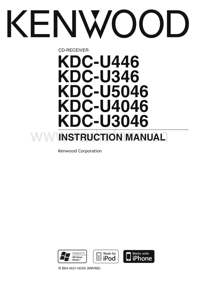 Kenwood-KD-CU-4046-Owners-Manual电路原理图.pdf_第1页