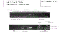 Kenwood-KM-209-Service-Manual电路原理图.pdf