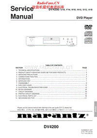 Marantz-DV-4200-Service-Manual(1)电路原理图.pdf