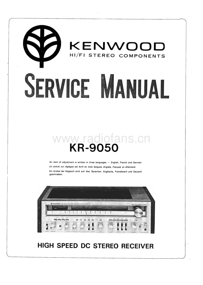 Kenwood-KR-9050-Service-Manual电路原理图.pdf_第1页