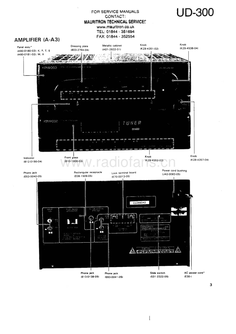 Kenwood-LSA-3-Service-Manual电路原理图.pdf_第3页