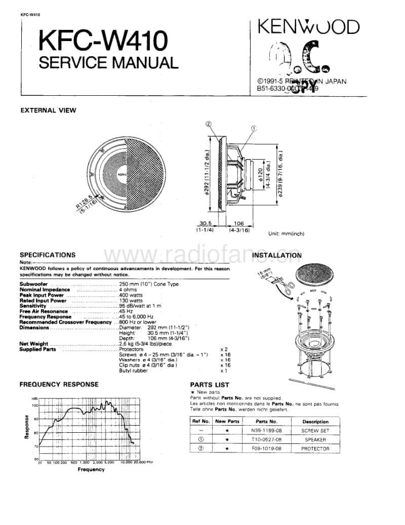 Kenwood-KFCW-410-Service-Manual电路原理图.pdf_第1页