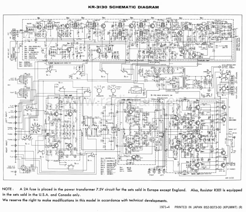 Kenwood-KR-3130-Schematic电路原理图.pdf_第1页