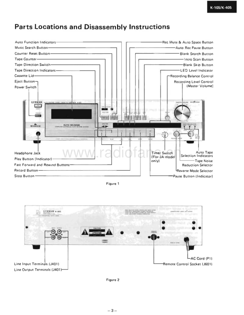 Luxman-K-405-K-105-Service-Manual电路原理图.pdf_第3页