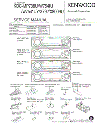 Kenwood-KDCW-7541-UY-Service-Manual电路原理图.pdf
