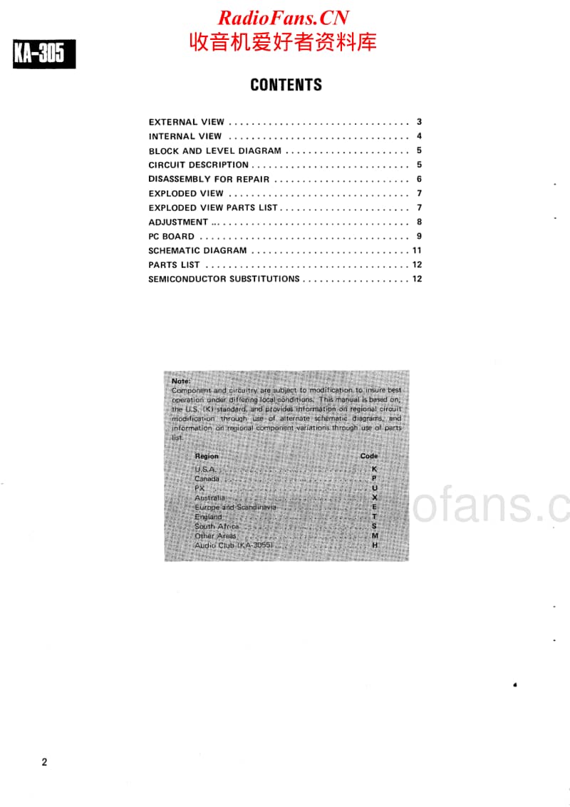 Kenwood-KA-305-3055-Service-Manual(1)电路原理图.pdf_第2页