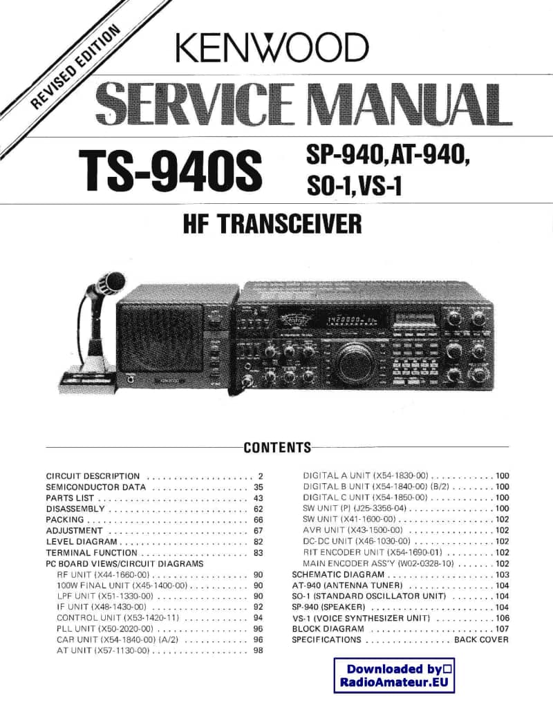 Kenwood-TS-940-S-Service-Manual电路原理图.pdf_第1页