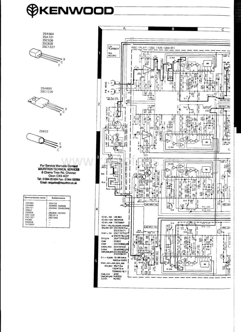 Kenwood-KX-1003-Service-Manual电路原理图.pdf_第1页