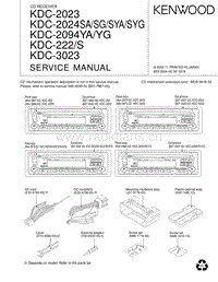 Kenwood-KDC-2024-SA-Service-Manual电路原理图.pdf