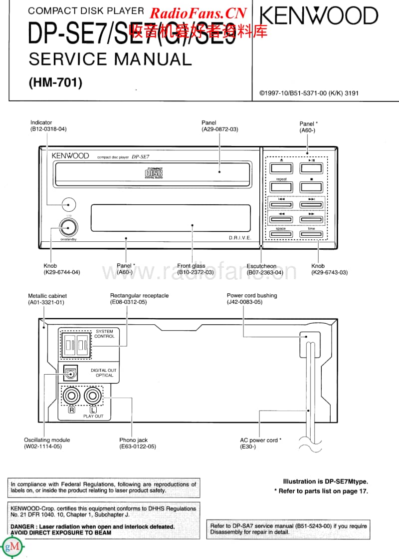 Kenwood-DPSE-9-Service-Manual电路原理图.pdf_第1页