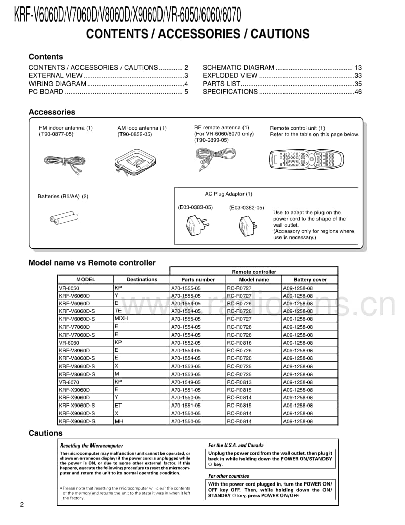 Kenwood-VR-6050-Service-Manual电路原理图.pdf_第2页