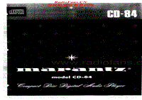 Marantz-CD-84-Service-Manual电路原理图.pdf