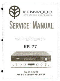 Kenwood-KR-77-Service-Manual电路原理图.pdf