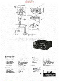 Kenwood-AT-120-Schematic电路原理图.pdf