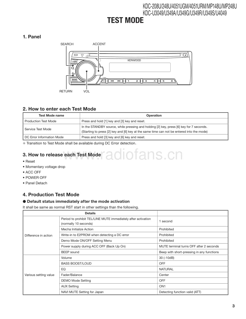 Kenwood-KDC-4051-UGM-Service-Manual电路原理图.pdf_第3页