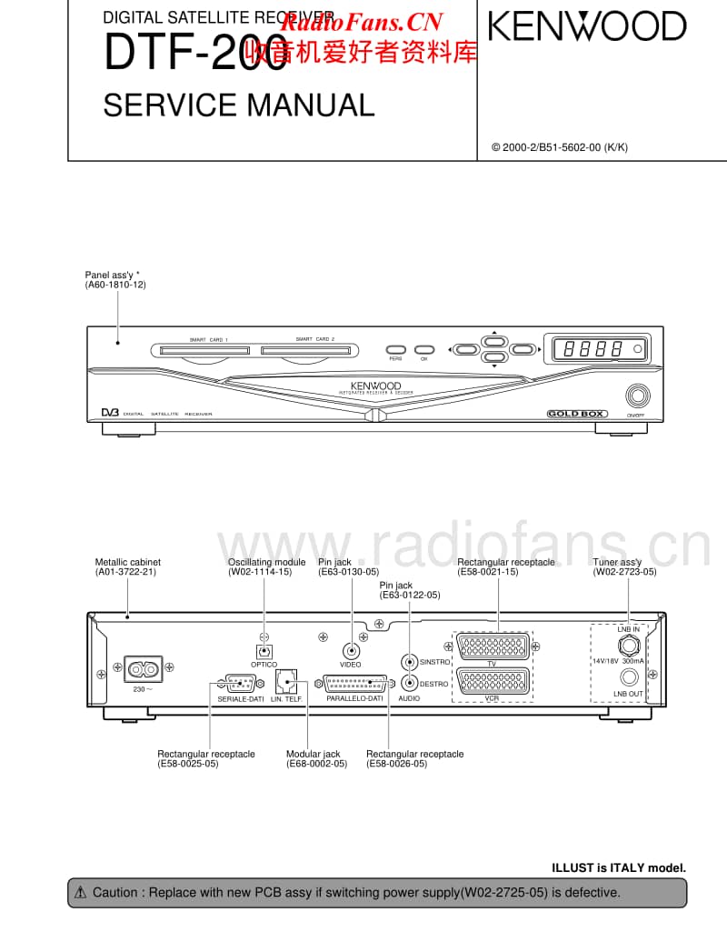 Kenwood-DTF-200-Service-Manual电路原理图.pdf_第1页