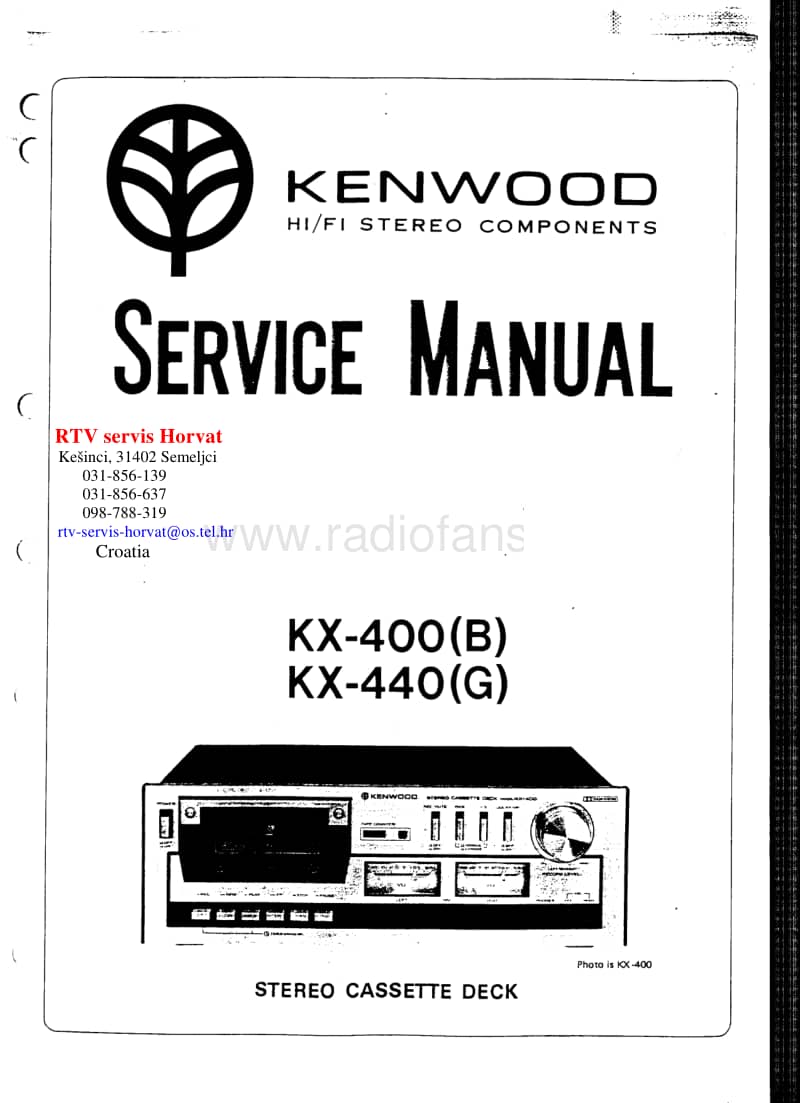 Kenwood-KX-400-B-Schematic电路原理图.pdf_第1页
