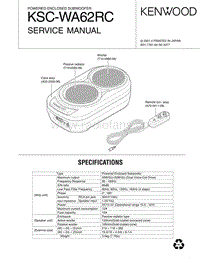 Kenwood-KSCWA-62-RC-Service-Manual电路原理图.pdf