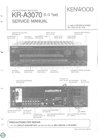 Kenwood-KRA-3070-Service-Manual电路原理图.pdf