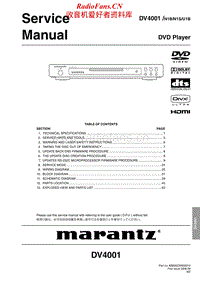 Marantz-DV-4001-Service-Manual电路原理图.pdf