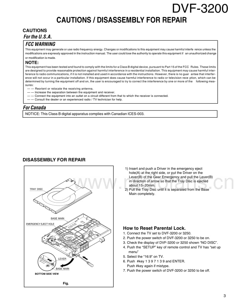 Kenwood-DVF-3250-S-Service-Manual电路原理图.pdf_第3页