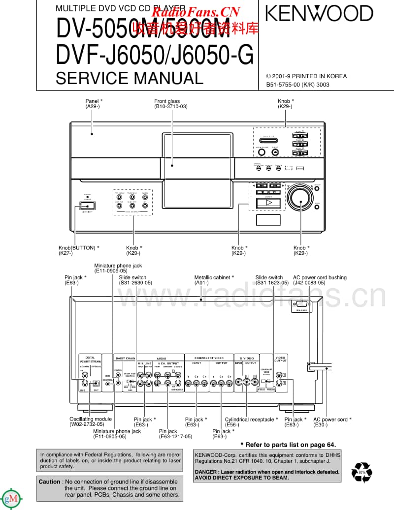 Kenwood-DV-5900-M-Service-Manual电路原理图.pdf_第1页