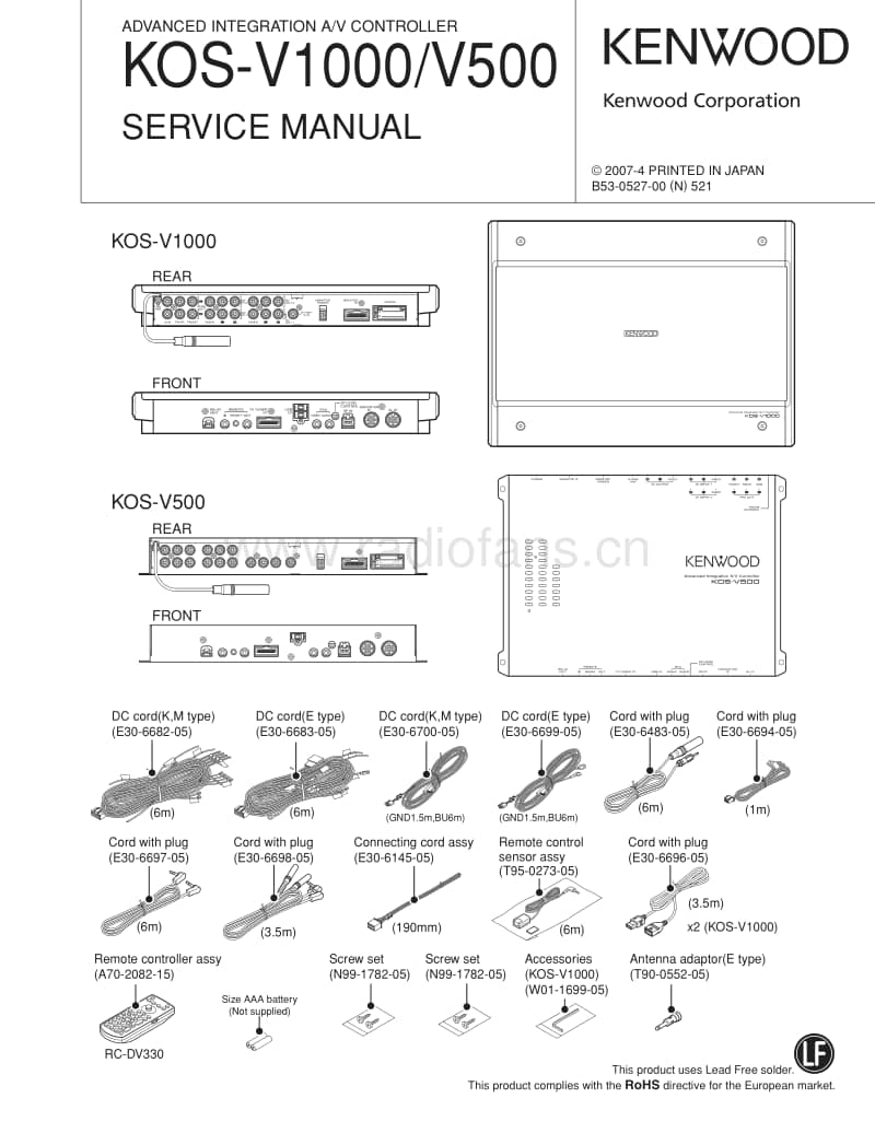 Kenwood-KOSV-1000-Service-Manual电路原理图.pdf_第1页