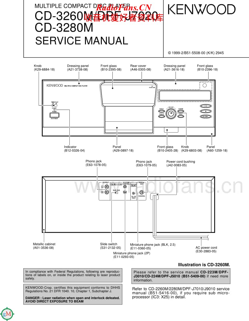 Kenwood-DPFJ-7020-Service-Manual(1)电路原理图.pdf_第1页
