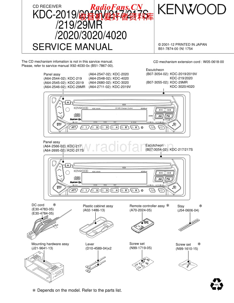 Kenwood-KDC-217-Service-Manual电路原理图.pdf_第1页