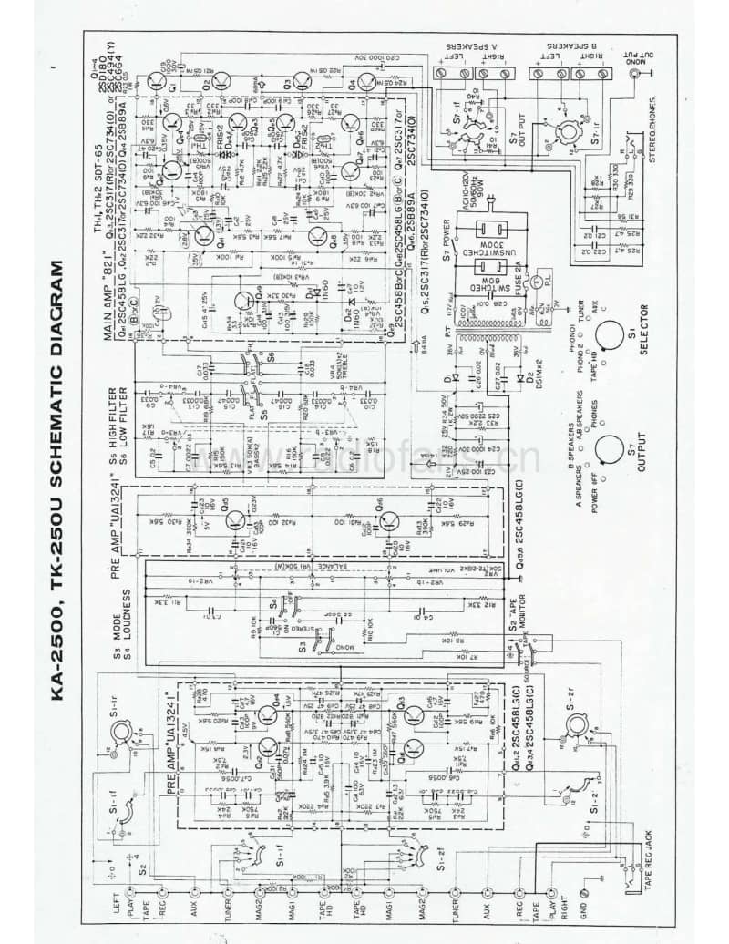 Kenwood-TK-250-U-Schematic电路原理图.pdf_第1页