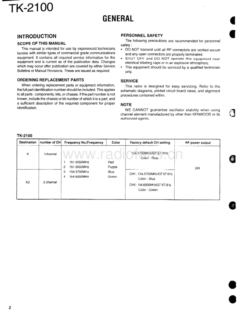 Kenwood-TK-2100-Service-Manual电路原理图.pdf_第2页
