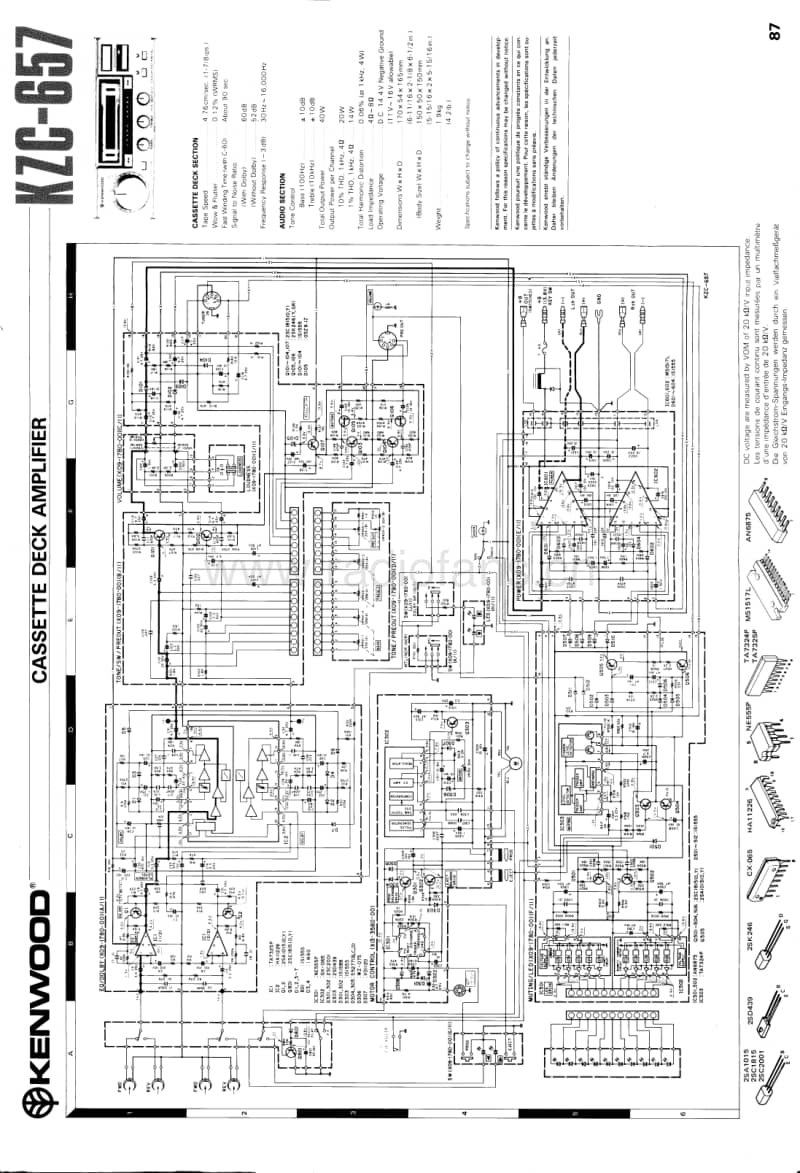 Kenwood-KZC-657-Schematic电路原理图.pdf_第1页