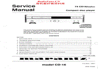 Marantz-CD-16-Service-Manual电路原理图.pdf