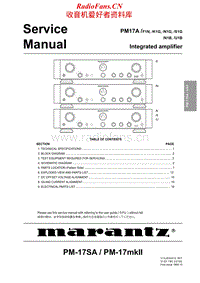 Marantz-PM-17-MK-II-Service-Manual电路原理图.pdf
