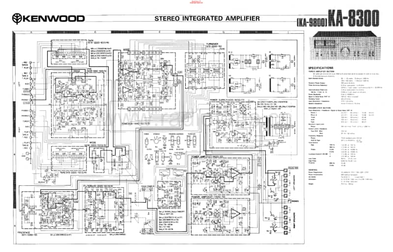 Kenwood-KA-8300-Schematic电路原理图.pdf_第1页