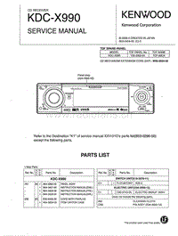 Kenwood-KDCX-990-Service-Manual电路原理图.pdf