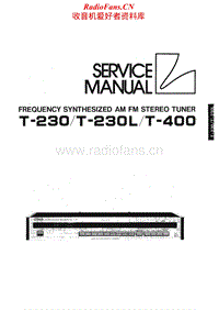 Luxman-T-400-T-230-L-T-230-Service-Manual电路原理图.pdf