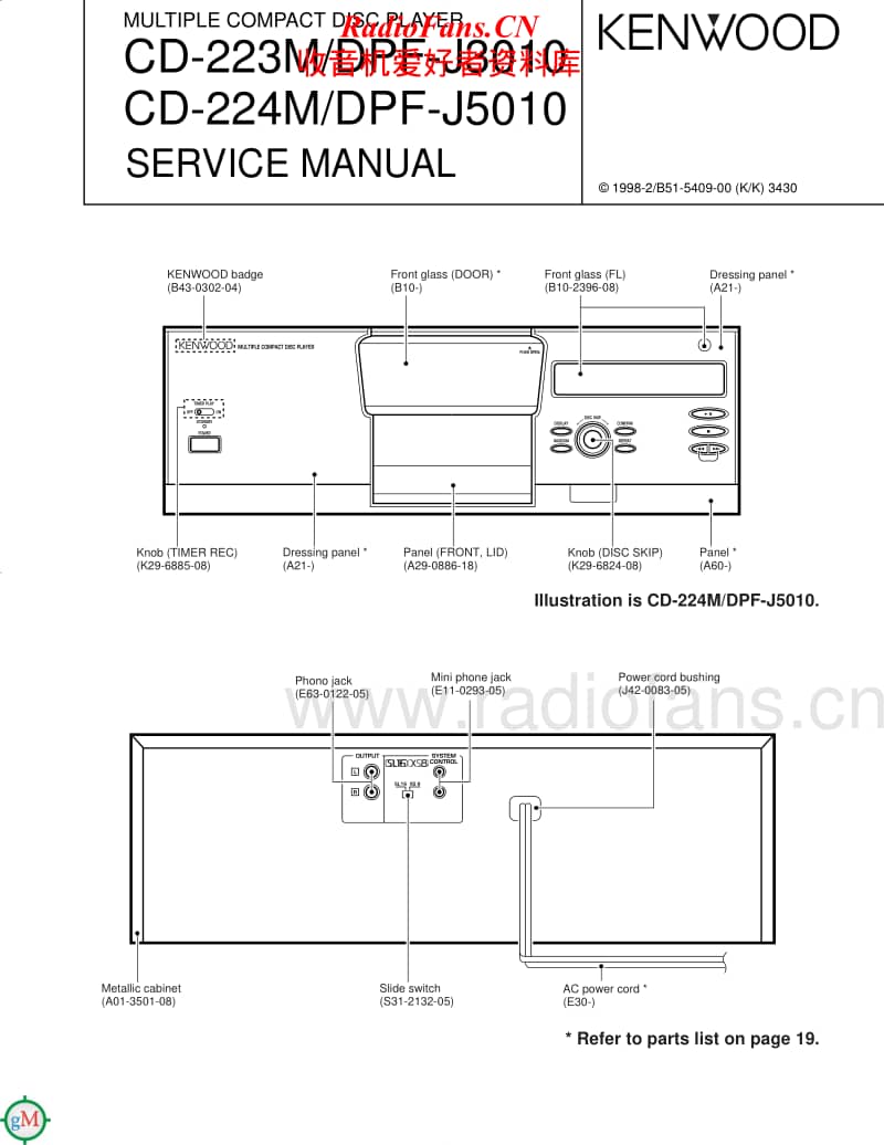 Kenwood-CD-223-M-Service-Manual电路原理图.pdf_第1页