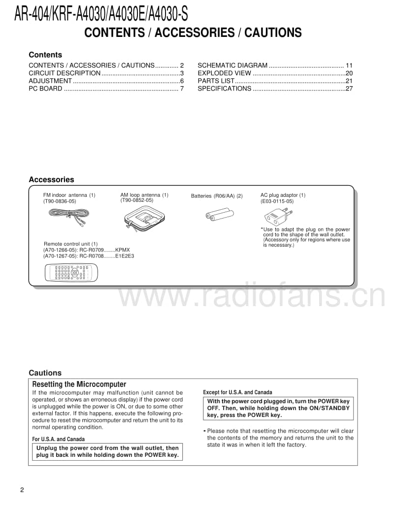 Kenwood-KRFA-4030-Service-Manual电路原理图.pdf_第2页