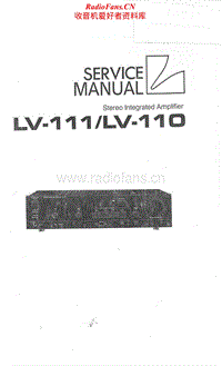Luxman-LV-110-LV-111-Service-Manual(1)电路原理图.pdf
