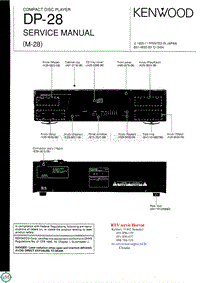 Kenwood-M-28-Service-Manual电路原理图.pdf