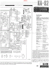 Kenwood-KA-92-Schematic电路原理图.pdf